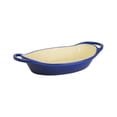 thumbnail image 1 of Lodge 2 Quart Oval Indigo Enamel Cast Iron Casserole, 1 of 5