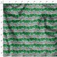 thumbnail image 4 of Soimoi Green Rayon Fabric Reindeer & Snowflakes Tree Print Fabric by the Yard 42 Inch Wide, 4 of 5
