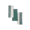 thumbnail image 1 of Ensemble De Serviettes De Cuisine De 3 Pcs Block Imprimé Vert, 1 of 4