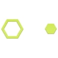 thumbnail image 2 of RYRDWP Magnifique Hexagones Gabarit de Couture pour Courtepointe, 2 of 3