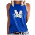 thumbnail image 2 of EGNMCR Easter T-Shirts Imprimés pour Femmes T-Shirts Graphiques pour Femmes T-Shirts Sans Manches d'Été Décontractés pour Femmes Hauts Réguliers à Col Rond Imprimé Débardeur Sans Manches Hauts Femmes T-Shirts, 2 of 5