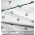 thumbnail image 3 of Soimoi Rayon Fabric Leaves & Floral Block Print Fabric by The Yard 42 Inch Wide, 3 of 3