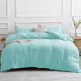 thumbnail image 1 of Duvet Cover Queen -Piece Prewashed Ultra Soft Queen Bedding Set - Features Zipper Closure and Corner Ties Includes Duvet Cover x Pillowcases No Comforter, 1 of 7