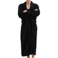 thumbnail image 2 of Hot ! TIMIFIS Mens Womens Robe Soft Plush Fleece Hooded Bathrobe, Full Length Long Warm Lounge Robe Spa Bath Robe with Hood pring/Summer, 2 of 3