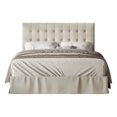 thumbnail image 3 of HMD Larry Queen Tufted Upholstered Panel Bed, Warm Gray, 3 of 3