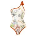 thumbnail image 4 of Maillot de Bain une Pièce pour Femmes avec Jupe Bikini Maxi, Ensemble Tankini à Imprimé Floral, 4 of 9