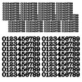 thumbnail image 2 of yuksok 0-9 Continuous Number Stickers 800x for Office Classroom Locker Scrapbooking Black, 2 of 9