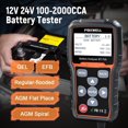thumbnail image 2 of FOXWELL BT705 12V 100-2000CCA Battery Diagnostic Tester Cranking Charing Test, Car Battery Tester Load Charging System Analyzer Tool, 2 of 9