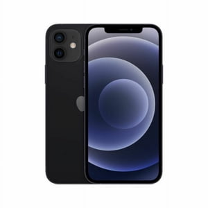 Rénovés Apple iPhone 12 A2172 (Entièrement déverrouillé) 128GB Noir (grade A+)