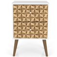 thumbnail image 3 of Manhattan Comfort Liberty 2.0 2 Drawer Nightstand in White, 3 of 8