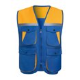 thumbnail image 1 of Mineart Safety Vest for Men Reflective Hi Vis Zip Up Work Waistcoat Multi Pocket for Outdoor Working, 1 of 4
