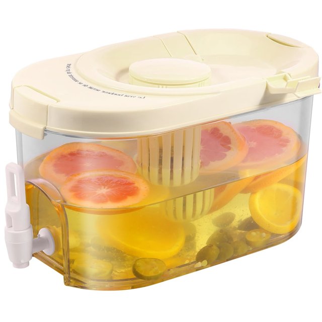 MesaSe Distributeurs de Boissons avec Couvercle de Robinet Pichet à Jus de 1 Gallon Distributeur avec Filtre Résistant à la Chaleur Distributeur de Bouilloire Froide Distributeur de Boissons Étanche Distributeur de Boissons Réutilisable Contenant pour T