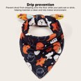 thumbnail image 4 of Dog Bandanas, Dog Bibs Scarf Soft Drip Prevention Stylish Small Size Adjustable Polyester  For Camping For Chihuahuas For Party, 4 of 8
