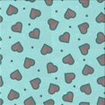 thumbnail image 1 of Ahgly Tapis d'Intérieur Lavable en Machine Carré Transitionnel Bleu, 6 Pieds Carré, 1 of 7