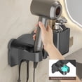 thumbnail image 4 of Petit Meuble de Rangement pour Salle de Bain, Petit Meuble de Rangement pour Sèche-Cheveux Sans Perçage, Support Mural pour Conduit d'Air de Salle de Bain, 4 of 7