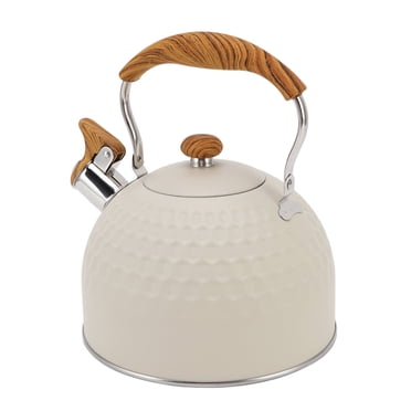 Whistling Tea Pot,Whistling Kettle 2.5L Stainless Stovetop Tea Kettle Whistling Tea Kettle Striking Appearance