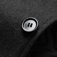thumbnail image 4 of Veste Noire Unie de Travail Bureau Modeste Décontractée pour Homme Hiver Automne à Manches Longues à Col Chemise Doublée en Molleton Sherpa Vestes Blazers Tenues Hommes à Boutons 2025 Vêtements Y2K L, 4 of 8
