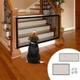 thumbnail image 1 of Sentmoon Clôture pour Animaux de Compagnie Extérieure Cage pour Chien Clôture pour Animaux de Compagnie Usage Domestique Sans Perçage Anti-Porte pour Animaux Clôture Isolation Escalier Entrée Clôture de Protection pour Chiens et Chats, 1 of 7