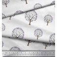 thumbnail image 2 of Soimoi Cotton Voile Fabric Tree Block Print Fabric by The Yard 42 Inch Wide, 2 of 3