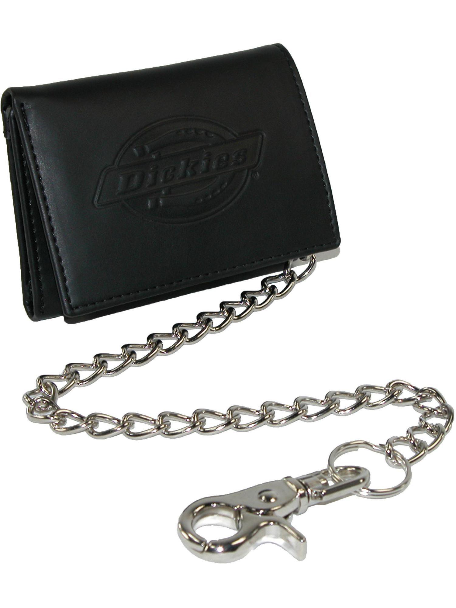 Dickies Portefeuille à Chaîne en Cuir à Trois Volets (Hommes)