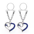thumbnail image 1 of SNNROO 2X Sexy Adjustable Nipple Rings Non-Piercing Clip On Dangle Fake Nipplerings-08, 1 of 6