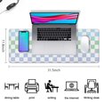 thumbnail image 2 of Retro Chess Board Desk Mat,Orange Checker Gaming Mouse Pad,XXL Extended Mouse Pad Mat for Office,Computer,Keyboard with Non-Slip Base Stitched Eges Mousepad ,31.5x11.8in, 2 of 7