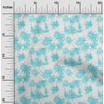 thumbnail image 2 of oneOone Cotton Flex Turquoise Blue Fabric Tropical Sewing Craft Projects Fabric Prints By Yard 40 Inch Wide, 2 of 4