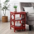 thumbnail image 1 of Convenience Concepts Omega Table d'Appoint, Fini Bois Rouge Canneberge, 1 of 6