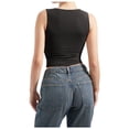 thumbnail image 4 of Lixiuxyad Basic Tank Tops Women Sexy Square Neck Tank Top Summer Going Out Basic Shirt, 4 of 5