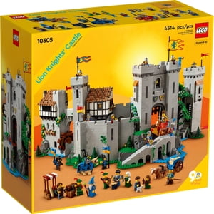 LEGO Icons: Lion Knights' Castle - 4514 Piece Building Kit [LEGO, #10305, Ages 18+]