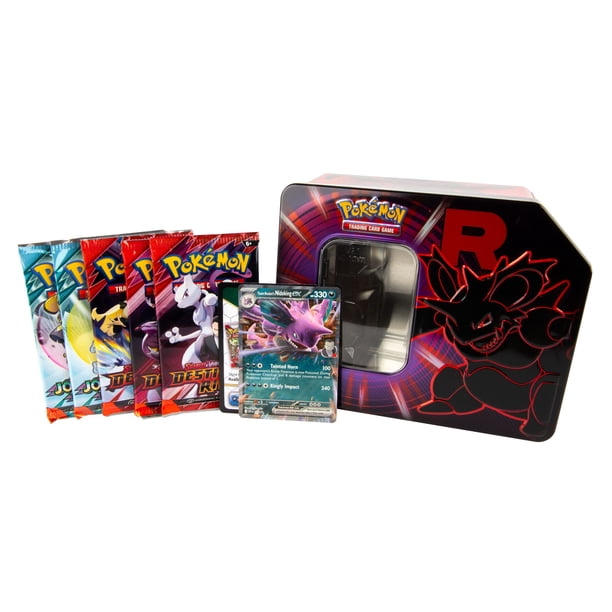 collectible pokemon trading card games fall team rocket tin Pokémon TCG: : Toys & then discover more Pokemon and Trainer cards inside a handful of booster packs. Pokémon TCG: Team Rocket Fall