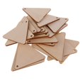 thumbnail image 2 of Triangle Unfinished Wood Pieces with Hole Tag Crafts 20 Pieces 60mm, 2 of 8