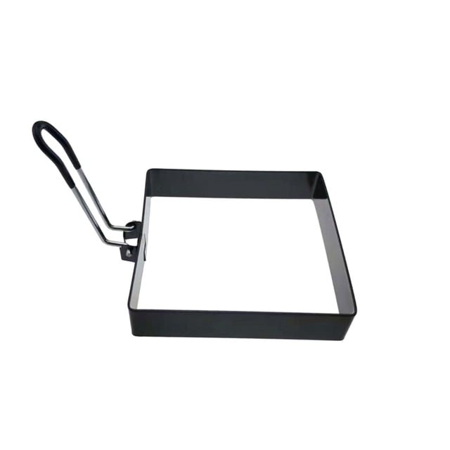 Stainless Steel Ring, Handle Stainless Steel Non-Stick Ring Frying Meat Pie Tool Baking Tool Stainless Steel Rings