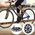 thumbnail image 2 of Bicycle Rear Derailleur Pulley Aluminum Alloy Stable Bearing Wheels Wide Narrow Guide Ceramic Bearing Wheel Portable Riding Spare Replacement 16T, 2 of 6
