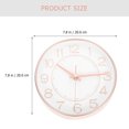 thumbnail image 4 of MasteelfCA Stylish Plastic Hanging Clock Decor Living Room Glass Wall Wall-mounted Decor, 4 of 7