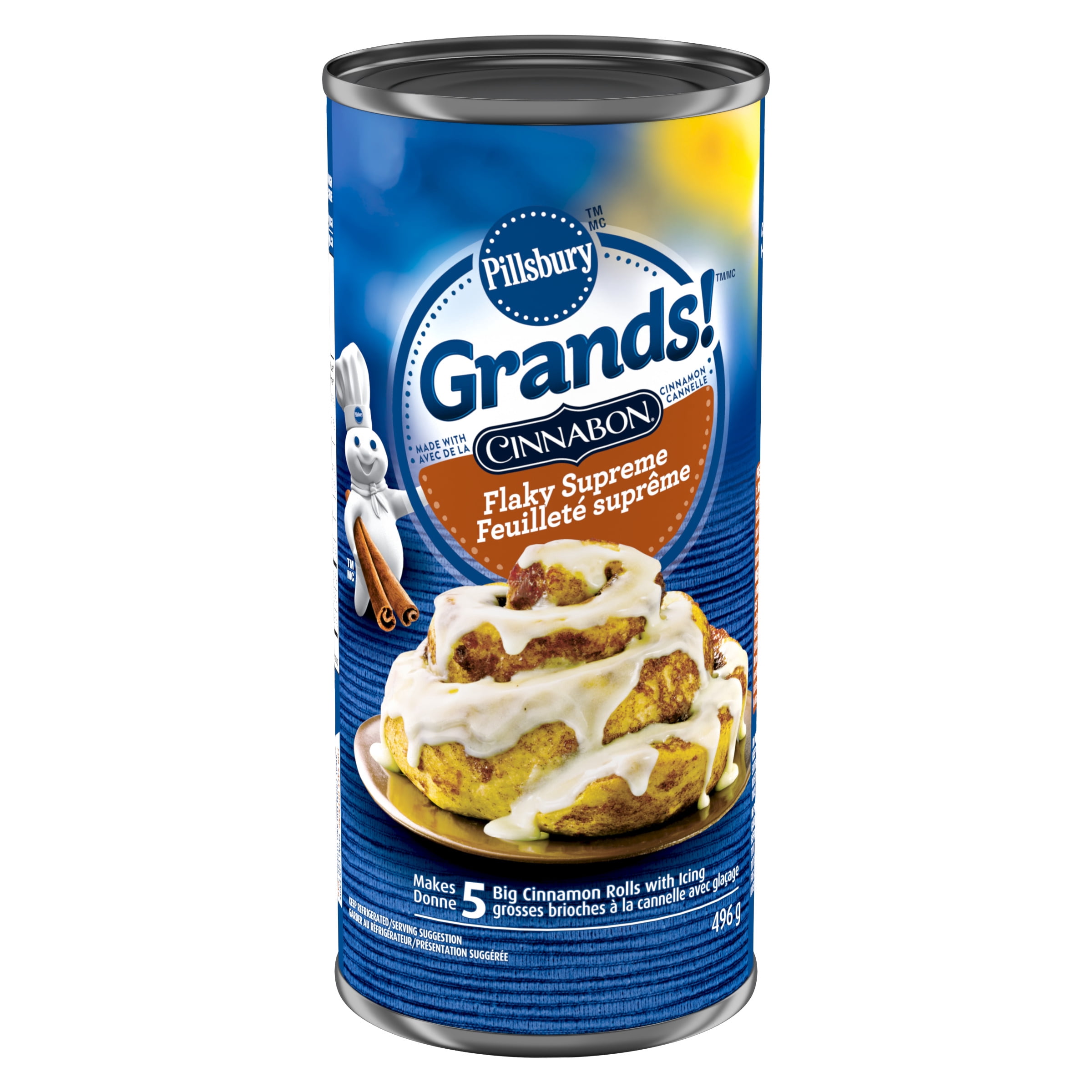 Brioches à la cannelle Grands! Feuilleté suprême avec glaçage de Pillsbury