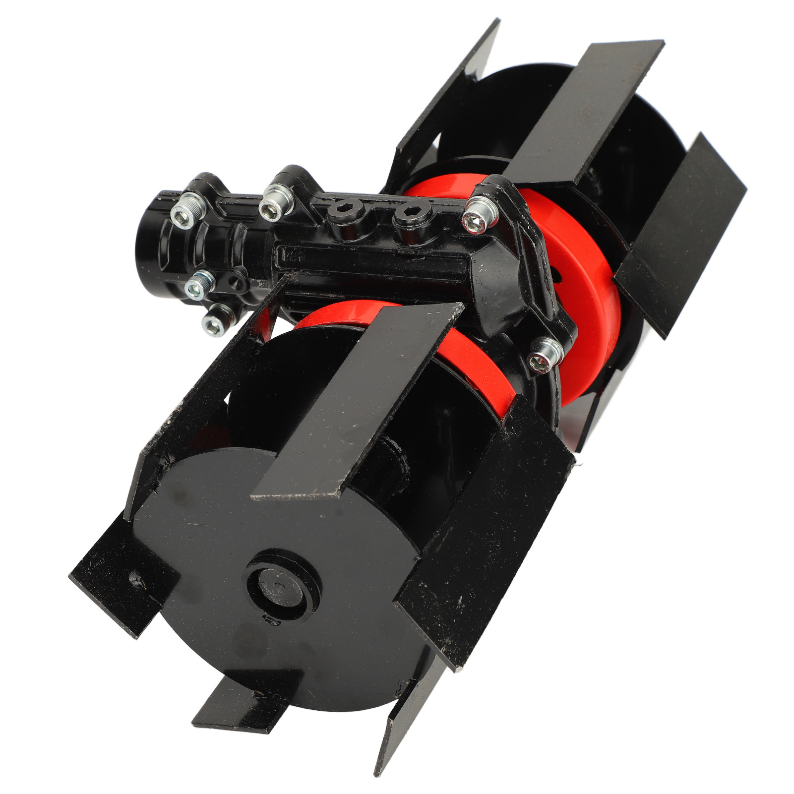 Weeding Deep Plowing Wheel, Universal 9 Tooth Aluminum Iron Tiller Cultivator Weeding Wheel for Weeder, 10cm Weeding Wheel Universal for Grass Mower Tiller Scarifier Accessory