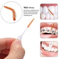 thumbnail image 3 of Anself  160PCS Interdental Brushes Ultra Tight Bristles Tooth Interdental Cleaners Silicone Toothpick Brush Cleaners Disposable  Brushes Between Teeth, 3 of 6