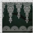 thumbnail image 1 of Soimoi Tissu Satin Modal Floral & Semi Mandala Imprimé 1 Yard 42 Pouces de Large, 1 of 3