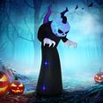 thumbnail image 2 of Outsunny 7' Inflatable Halloween Ghost w/ Horns Yard Decor Waterproof, 2 of 10