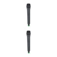 thumbnail image 2 of QualitChoice Artificial Handheld Microphone Kids Live Streaming Stage Performance Portable Simulation Fake Mic Props Toy Festival Big Tube Black 2Set, 2 of 6