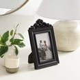 thumbnail image 2 of DesignOvation Cantua 4" x 6" Black Decorative Tabletop Picture Frame, 2 of 9