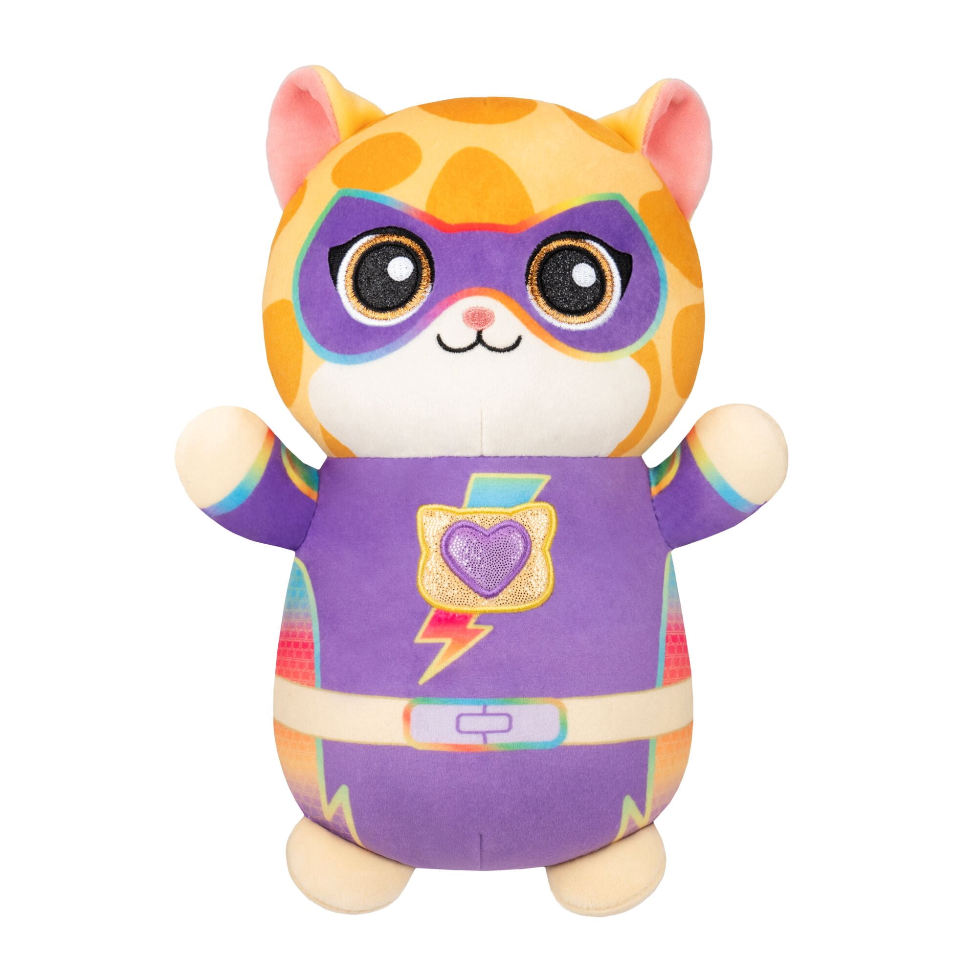 HugMees Squishmallows Sparks SuperKitties 10 pouces