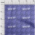 thumbnail image 2 of oneOone Velvet Medium Purple Fabric Travel Craft Projects Decor Fabric Printed By The Yard 58 Inch Wide, 2 of 5