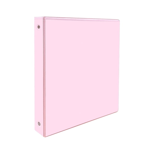 Colorful 3-Hole Pp Insert Loose Leaf Binder - 1.5 Inch Light Blue Binder for School, Office, and Presentation Organization, 2-Ring Folder for Letter Size Paper 1 Folder