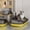 splash proof cat litter box Under $5 a6, variant on SSZMDLB Semi-Enclosed Cat Litter Box, High-Sided Splash-Proof Litter Pan with Scoop, Plastic Pet Toilet for Indoor Cats, Odor Control Kitty Litter Tray