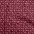 thumbnail image 1 of oneOone Georgette Viscose Maroon Fabric Animal Craft Projects Decor Fabric Printed By The Yard 42 Inch Wide, 1 of 5
