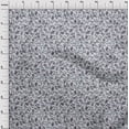thumbnail image 4 of oneOone Polyester Spandex Light Gray Fabric Florals Sewing Material Print Fabric By The Yard 56 Inch Wide, 4 of 4