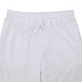thumbnail image 4 of Mens Pants, Mens Solid Color Pocket Drawstring Casual Youth Versatile Sports Oversized Pants, 4 of 6