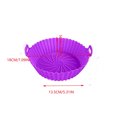 thumbnail image 3 of Vadktai Casserole en Silicone pour Friteuse à Air Chaud, Bol Panier en Silicone pour Friteuse à Air, Plateaux de Cuisson en Silicone pour 3 à 5 Qt pour Four à Friteuse à Air Plateau de Cuisson Réutilisable Accessoires de Four, 3 of 9